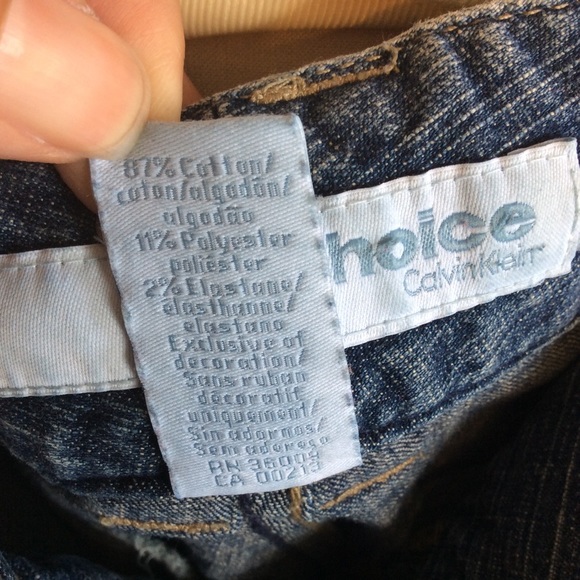 Calvin Klein Choice Trouser Blue Jeans Size 27, USED - Picture 8 of 15